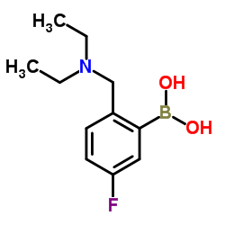 (2-((二乙胺基)甲基)-5-氟苯基)硼酸图片