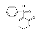 ethyl 2-(benzenesulfonyl)prop-2-enoate结构式