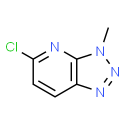 5-氯-3-甲基-3H-[1,2,3]三唑并[4,5-b]吡啶结构式
