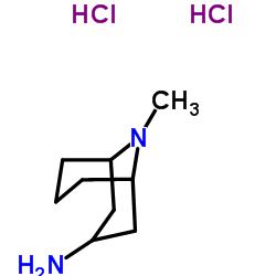 Endo-3-amine-9-methyl-9-azabicyclo[3,3,1]nonane dihydrochloride structure