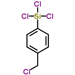 p-chloromethylphenyltrichlorosilane structure