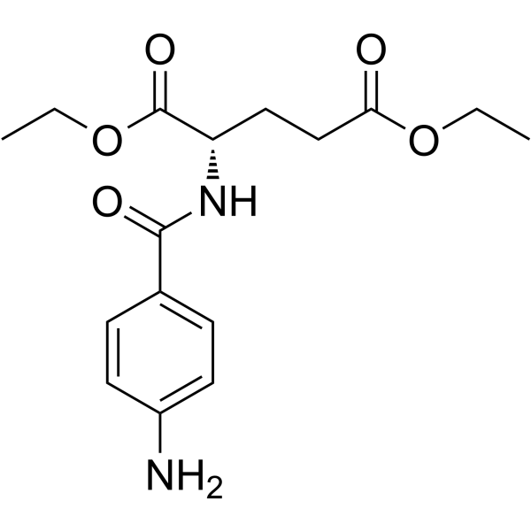 N-(4-氨基苯(甲)酰)-L-谷氨酸二乙酯结构式