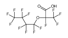 2,3,3,3-tetrafluoro-2-(1,1,2,2,3,3,4,4,4-nonafluorobutoxy)propanoic acid结构式