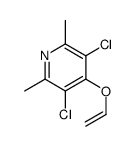 3,5-dichloro-4-ethenoxy-2,6-dimethylpyridine结构式