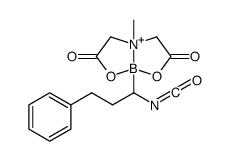 1-(MIDA boryl)-3-phenylpropyl isocyanate Structure