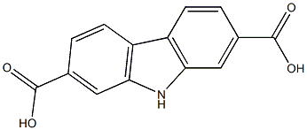9H-咔唑-2,7-二羧酸结构式