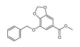 methyl 7-phenylmethoxy-1,3-benzodioxole-5-carboxylate Structure
