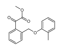 2-(2-甲基苯氧甲基)苯基草酸甲酯结构式