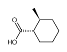 trans-2-methylcyclohexanecarboxylic acid结构式