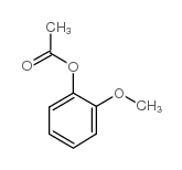 乙酸-2-甲氧基苯酯结构式