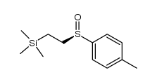 (RS)-p-Tolyl β-(trimethylsilyl)ethyl sulfoxide结构式