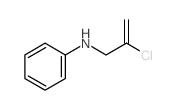 Benzenamine,N-(2-chloro-2-propen-1-yl)- structure