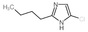 2-丁基-5-氯-1H-咪唑结构式