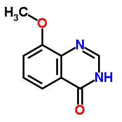8-甲氧基-4-喹唑酮结构式