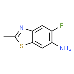 5-氟-2-甲基苯并[D]噻唑-6-胺结构式