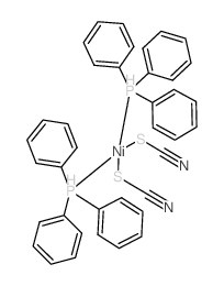 Nickel,bis(thiocyanato-kS)bis(triphenylphosphine)-结构式