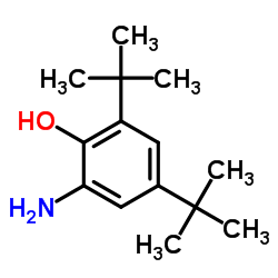 2-氨基-4,6-二叔丁基苯酚结构式