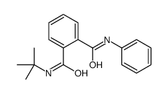 2-N-tert-butyl-1-N-phenylbenzene-1,2-dicarboxamide结构式