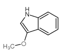 3-甲氧基-1H-吲哚结构式