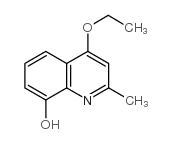 4-乙氧基-2-甲基喹啉-8-醇结构式
