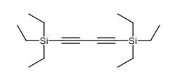 triethyl(4-triethylsilylbuta-1,3-diynyl)silane结构式