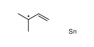 trimethyl(3-methylbut-2-enyl)stannane结构式