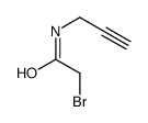 2-bromo-N-prop-2-ynylacetamide结构式