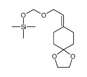 2-(1,4-dioxaspiro[4.5]decan-8-ylidene)ethoxymethoxy-trimethylsilane结构式