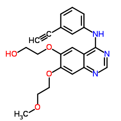 Desmethyl Erlotinib Structure