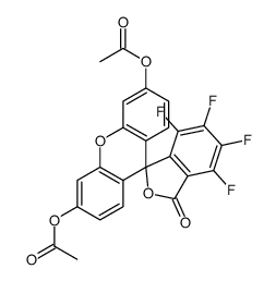3,4,5,6-四氟荧光素二乙酸盐结构式