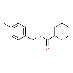 N-[(4-methylphenyl)methyl]piperidine-2-carboxamide结构式