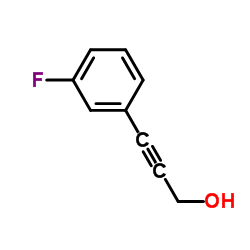 3-(3-氟苯基)丙-2-炔-1-醇结构式