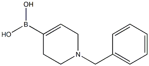 1-苄基-1,2,3,6-四氢吡啶-4-硼酸结构式