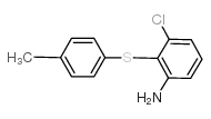 3-氯-2-[(4-甲基苯基)硫代]苯胺结构式
