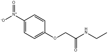 N-乙基-2-(4-硝基苯氧基)乙酰胺结构式
