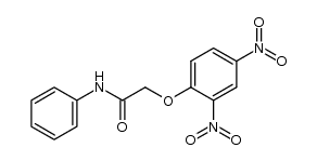 2-(2,4-dinitrophenoxy)-N-phenylacetamide Structure