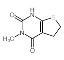 4-methyl-9-thia-2,4-diazabicyclo[4.3.0]non-10-ene-3,5-dione结构式