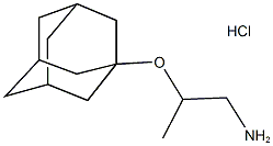 [2-(1-金刚烷氧基)丙基]胺盐酸盐结构式