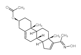 3β-羟基-20-羟亚氨基孕甾-5,16-二烯-20-酮-3-醋酸酯图片