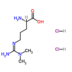 NG,NG-Dimethylarginine Dihydrochloride Structure