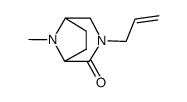 3,8-Diazabicyclo[3.2.1]octan-2-one,8-methyl-3-(2-propenyl)-(9CI) Structure