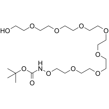 t-Boc-Aminooxy-PEG8-alcohol Structure