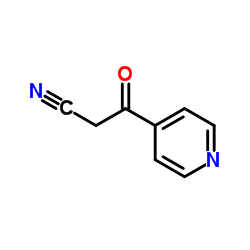 3-氧代-3-(4-吡啶基)丙腈结构式