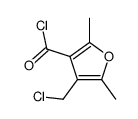 3-Furancarbonyl chloride, 4-(chloromethyl)-2,5-dimethyl- (9CI)结构式