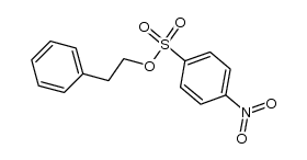 2-phenylethyl p-nitrobenzenesulphonate结构式