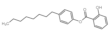 水杨酸-4-辛基苯酯结构式