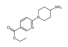 4-氨基-1-(5-乙氧基羰基吡啶-2-基)哌啶结构式