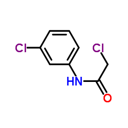 N1-(3-氯苯基)-2-氯乙胺结构式