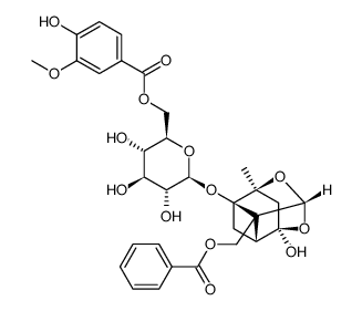 牡丹皮苷J结构式