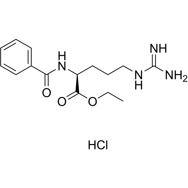 N{α}-苯甲酰-L-精氨酸乙酯盐酸盐图片